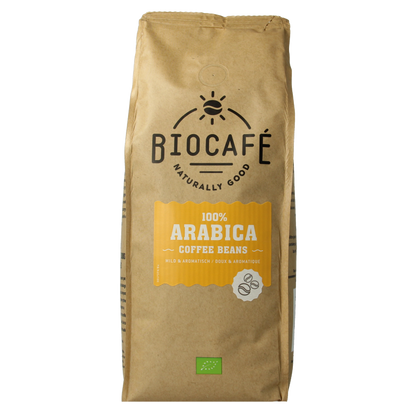 Biocafe Koffiebonen arabica bio 500 Gram