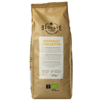 Biocafe Koffiebonen arabica bio 500 Gram