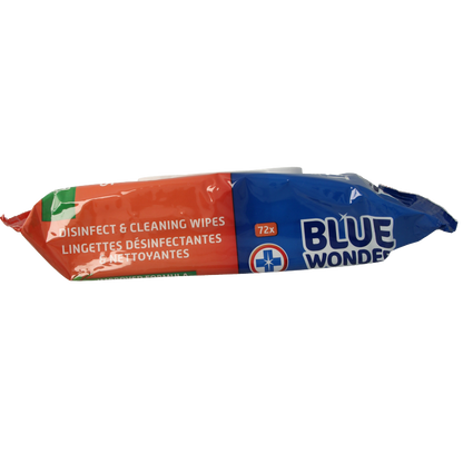 Blue Wonder Desinfect & cleaning wipes 72 Stuks