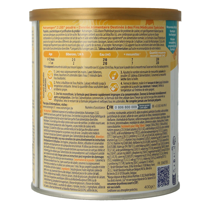 Nutramigen 2+ LGG 400 Gram