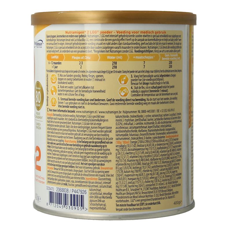 Nutramigen 2+ LGG 400 Gram