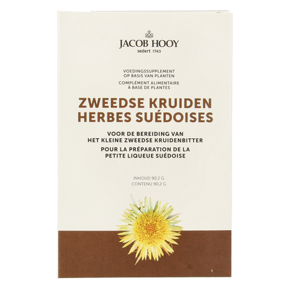 Jacob Hooy Zweedse kruiden klein met kamfer 90.2 Gram