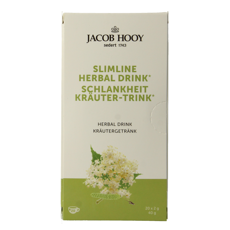 Jacob Hooy Slankisin/slankheidskruiden thee 20 Zakjes