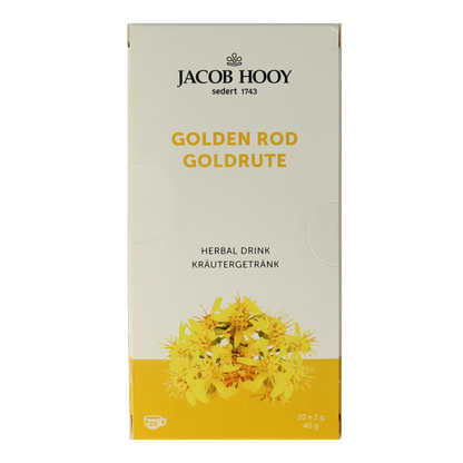 Jacob Hooy Guldenroede thee 20 Zakjes