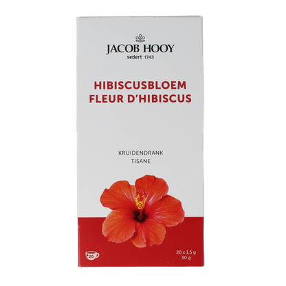 Jacob Hooy Kruidendrank hibiscus 20 Zakjes