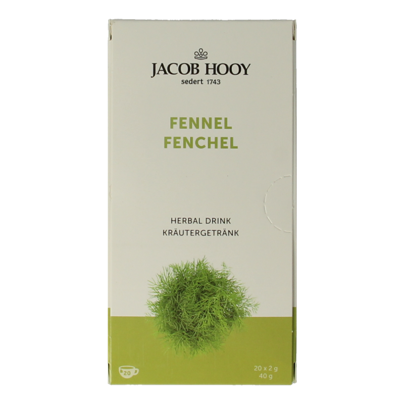 Jacob Hooy Venkel thee 20 Zakjes