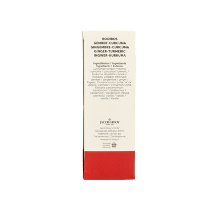 Jacob Hooy Rooibos gember curcuma thee  20 Zakjes