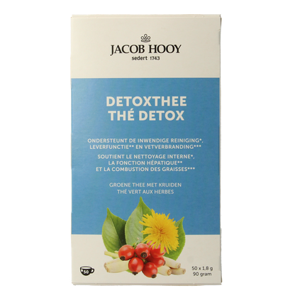 Jacob Hooy Detox theezakjes 50.00 Zakjes