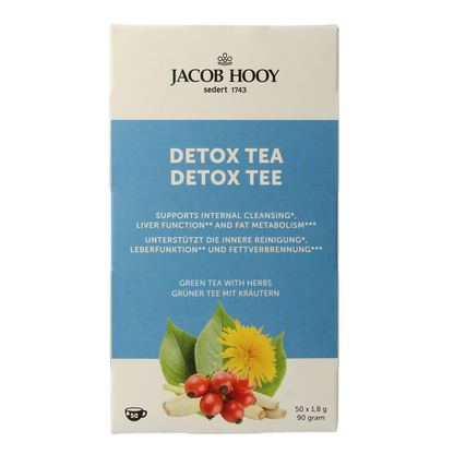 Jacob Hooy Detox theezakjes 50.00 Zakjes