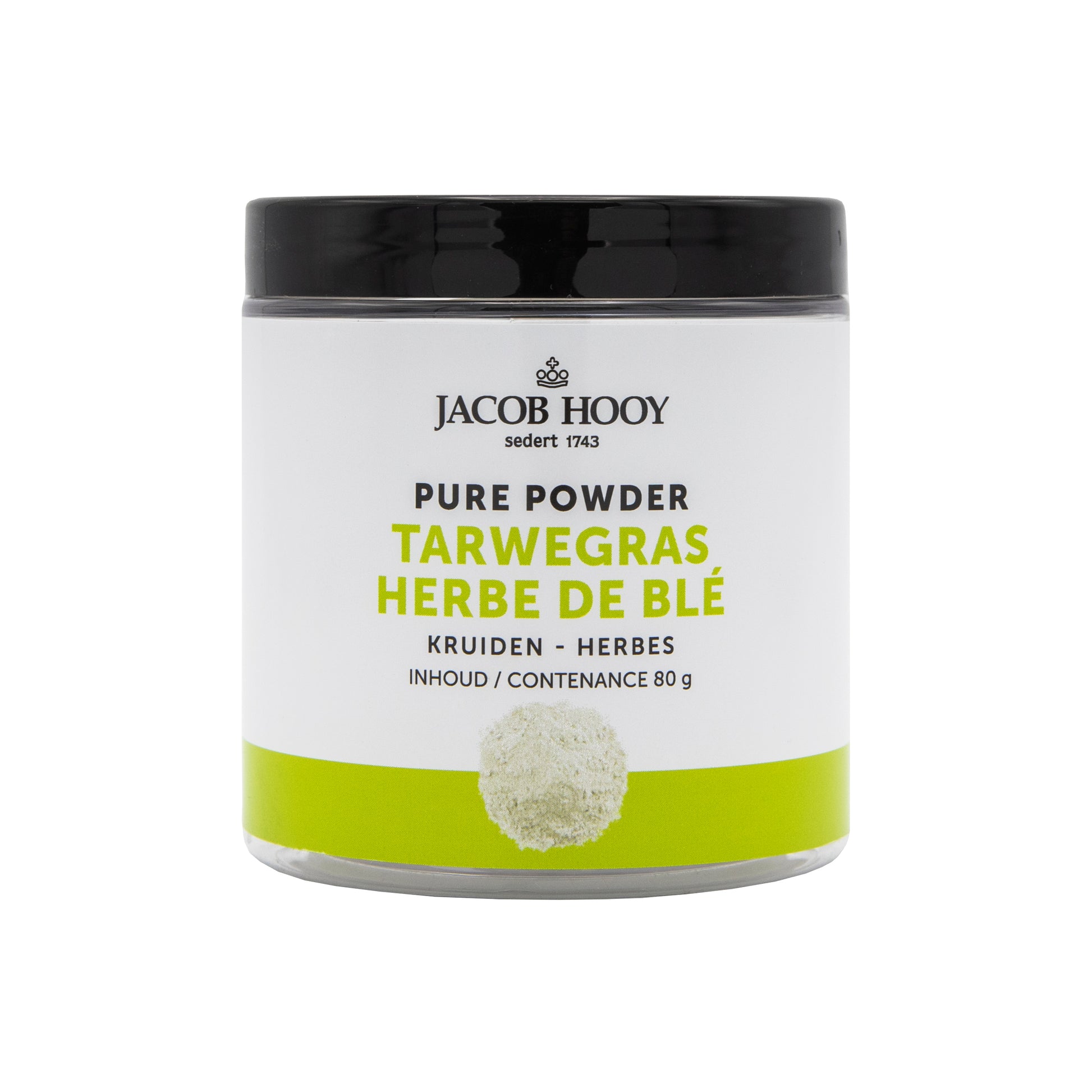 Jacob Hooy Pure Powder tarwegras 80 Gram