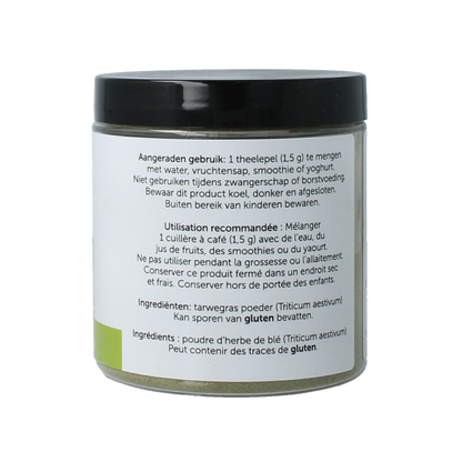 Jacob Hooy Pure Powder tarwegras 80 Gram