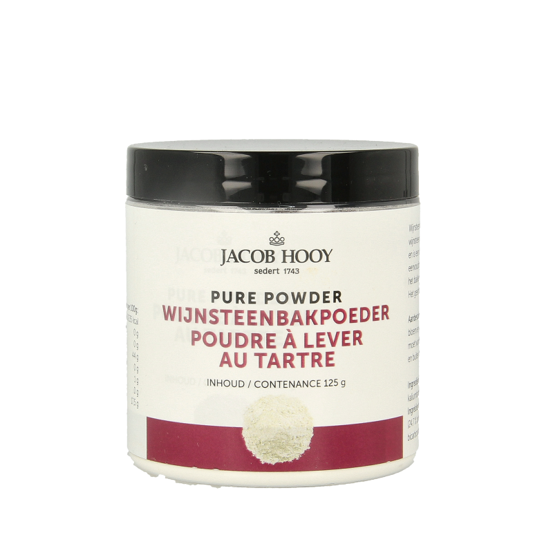 Jacob Hooy Wijnsteenbakpoeder 125 Gram