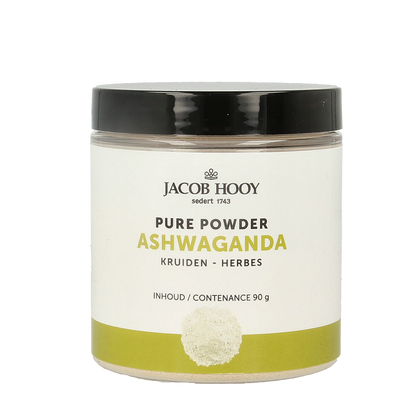 Jacob Hooy Pure powder ashwaganda 90.00 Gram
