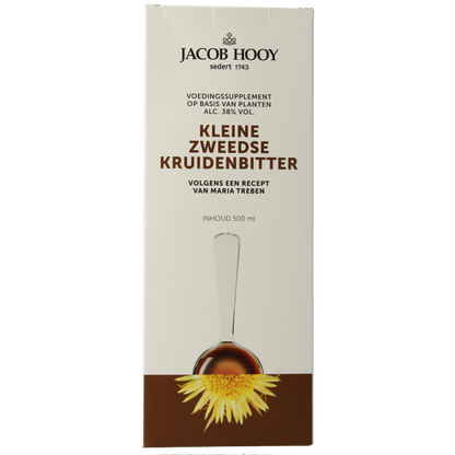 Jacob Hooy Zweedse kruidenbitter groot 500 Milliliter