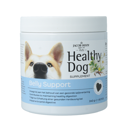 Jacob Hooy Pets Healthy dog belly support 80.00 Stuks