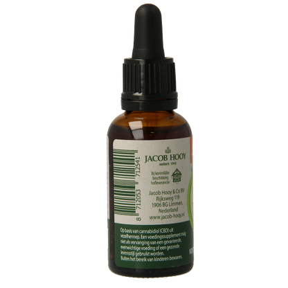 Jacob Hooy CBD plus olie 5% 30 Milliliter