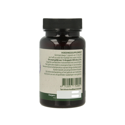 Jacob Hooy CBD Capsules 15mg 60 Capsules