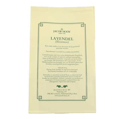 Jacob Hooy Lavendel (bloemen) 50 Gram