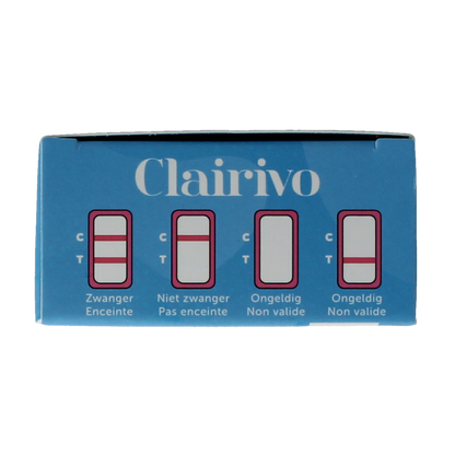 Clairivo Zwangerschapstest cassette 2.00 Stuks