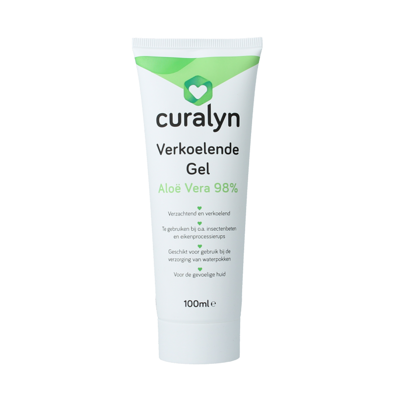 Curalyn Verkoelende gel aloe vera 100 Milliliter