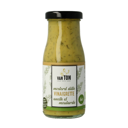 Van Ton Mosterd dille dressing bio 150.00 Milliliter