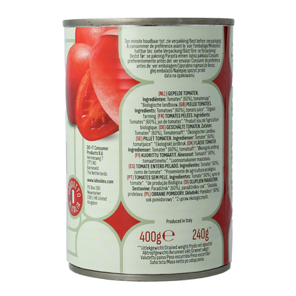 Bioidea Tomaten gepeld bio 400.00 Gram