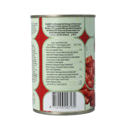 Bioidea Tomatenstukjes in blik bio 400 Gram