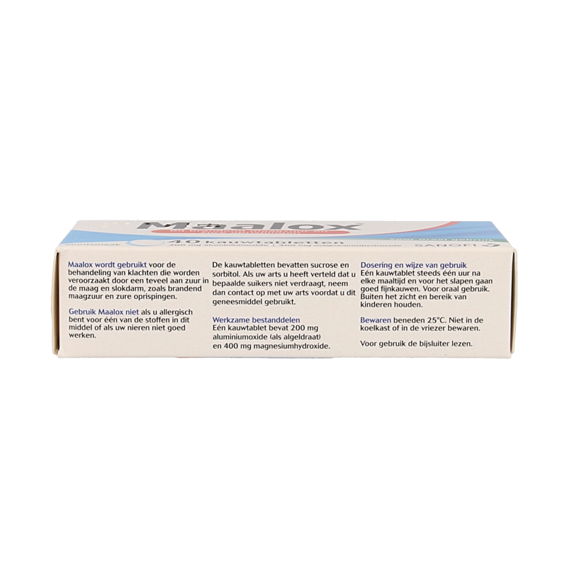 Maalox Kauwtabletten 200/400mg 40 Kauwtabletten