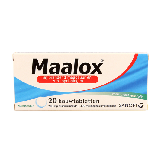 Maalox Kauwtabletten 200/400mg 20 Kauwtabletten