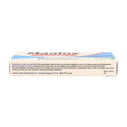 Maalox Kauwtabletten 200/400mg 20 Kauwtabletten