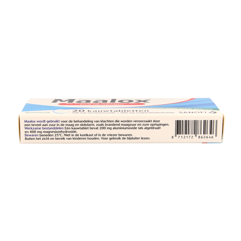 Maalox Kauwtabletten 200/400mg 20 Kauwtabletten
