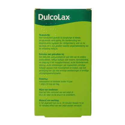 Dulcolax Bisacodyl 10mg 6 Zetpillen