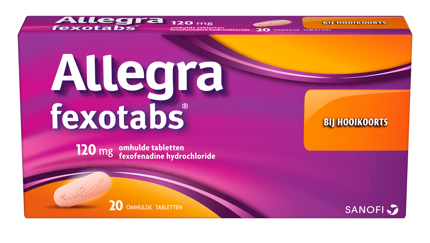 Allegra Fexotabs hooikoortstabletten 10.00 Tabletten