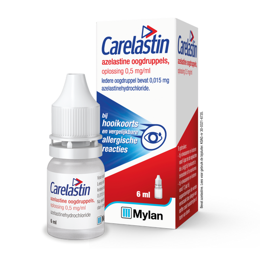 Carelastin Oogdruppels azelastine 6.00 Milliliter