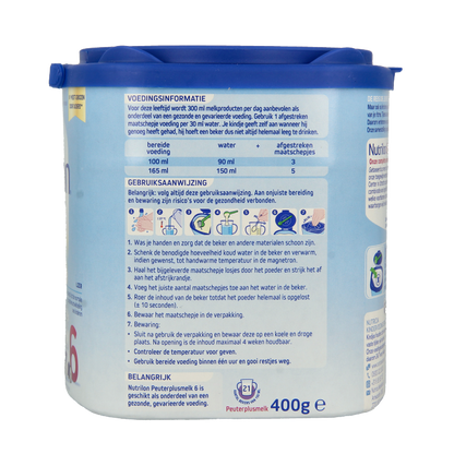 Nutrilon 6 Peutermelkplus melk poeder 400 Gram