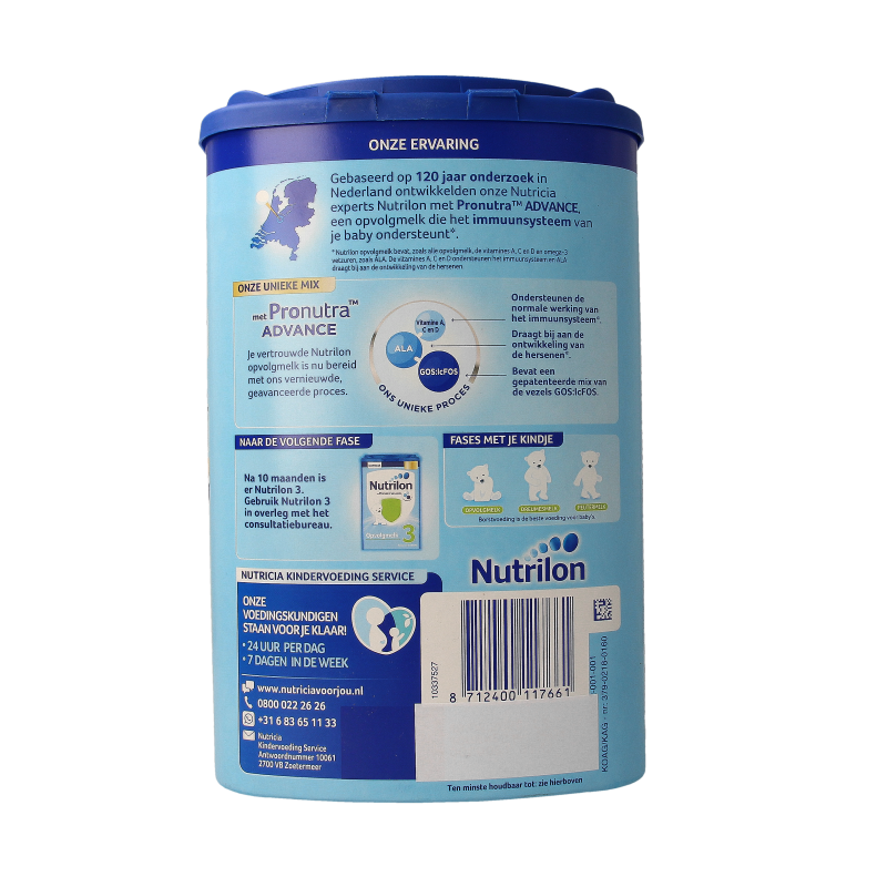 Nutrilon Standaard 2 opvolgmelk 800 Gram