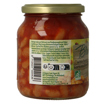 Bionova Witten bonen in tomatensaus bio 350 Gram