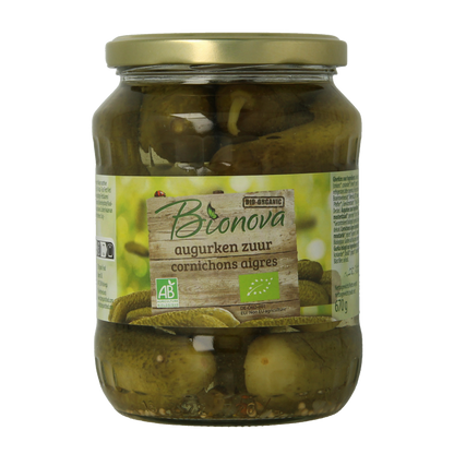 Bionova Augurken zuur bio 670 Gram