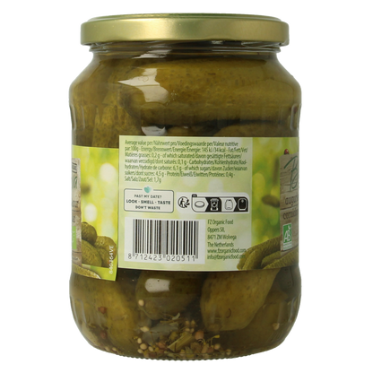 Bionova Augurken zoet zuur bio 670 Gram
