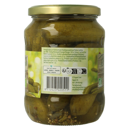 Bionova Augurken zoet zuur bio 670.00 Gram