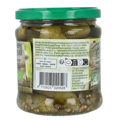 Bionova Augurken zoet zuur bio 330.00 Gram