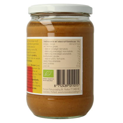 Horizon Pindakaas crunchy met zeezout eko bio 650.00 Gram