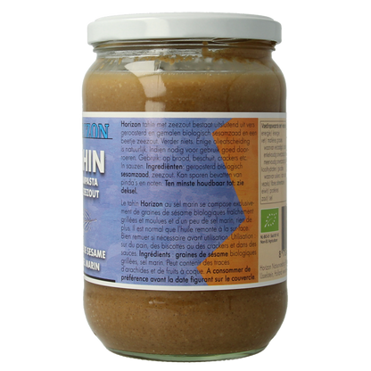 Horizon Tahin met zeezout eko bio 650 Gram
