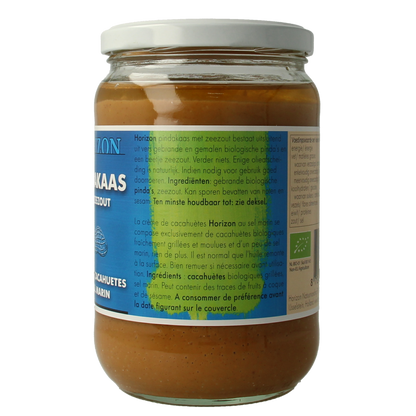 Horizon Pindakaas met zeezout eko bio 650.00 Gram