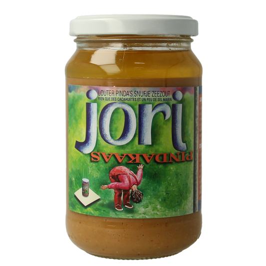 Jori Pindakaas met zout eko bio 350 Gram