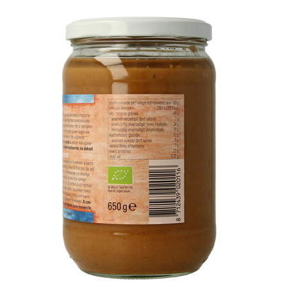 Jori Pindakaas met zout eko bio 650 Gram