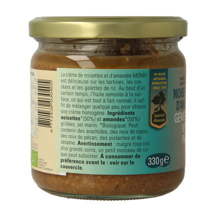 Monki Gemengde notenpasta met zout eko bio 330 Gram