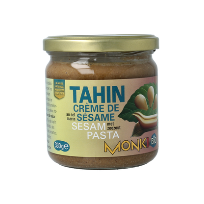 Monki Tahin met zout eko bio 330.00 Gram