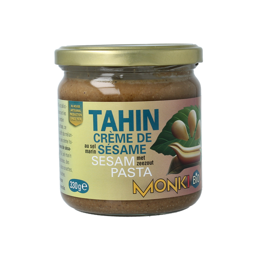 Monki Tahin met zout eko bio 330.00 Gram