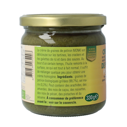 Monki Pompoenpittenpasta bio 330.00 Gram